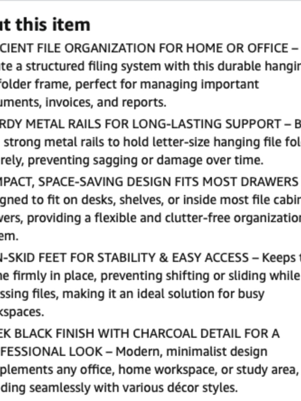 Hanging File Organizer - Picture 6 of 8